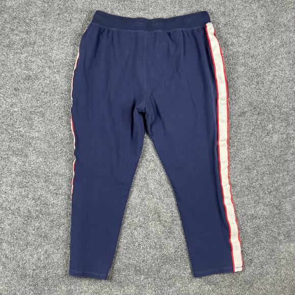 Champion Pants Mens XL Navy Blue Jogger Athletic Side Stripe Stretch Casual - Picture 8 of 10